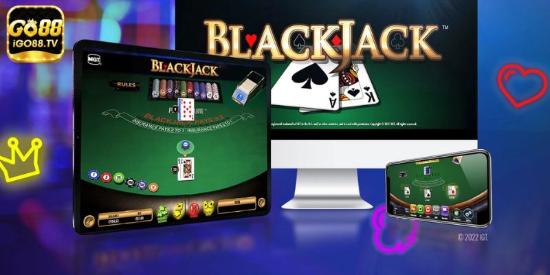 cach chia bai blackjack go88 Cách chia bài Blackjack GO88